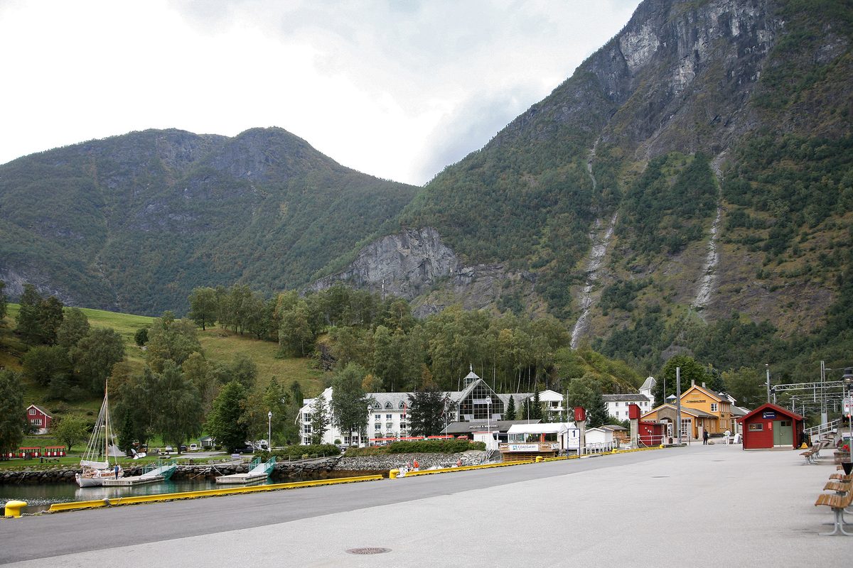 Routenstopp Flåm in Norwegen