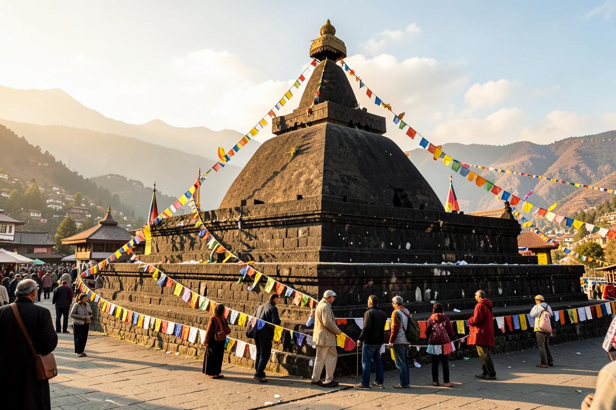 Phewa-See vor der Annapurna-Bergkette bei Pokhara