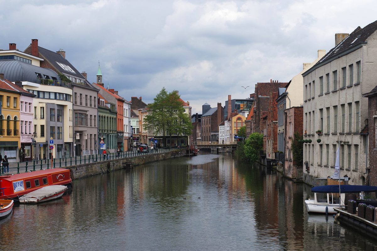 Routenstopp Gent in Belgien