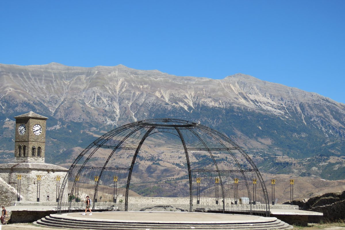 Routenstopp Gjirokastra in Albanien