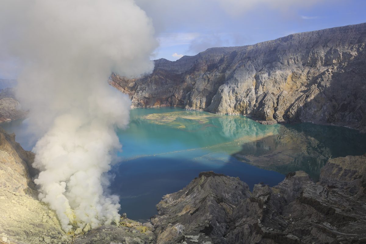 Routenstopp Ijen in Indonesien