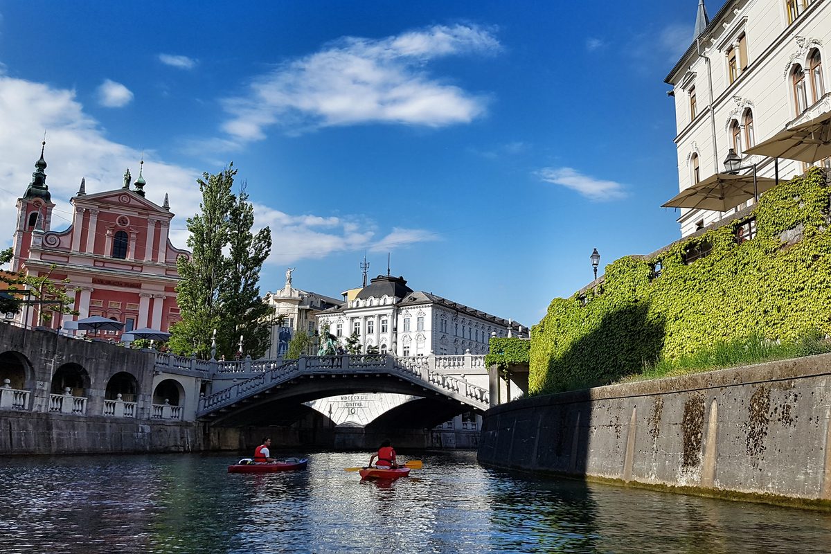 Routenstopp Ljubljana in Slowenien