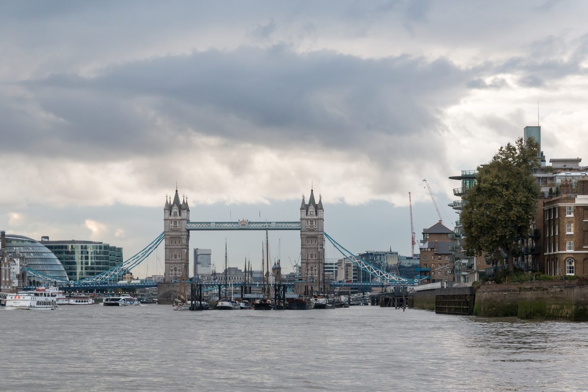 Routenstopp London in Grossbritannien