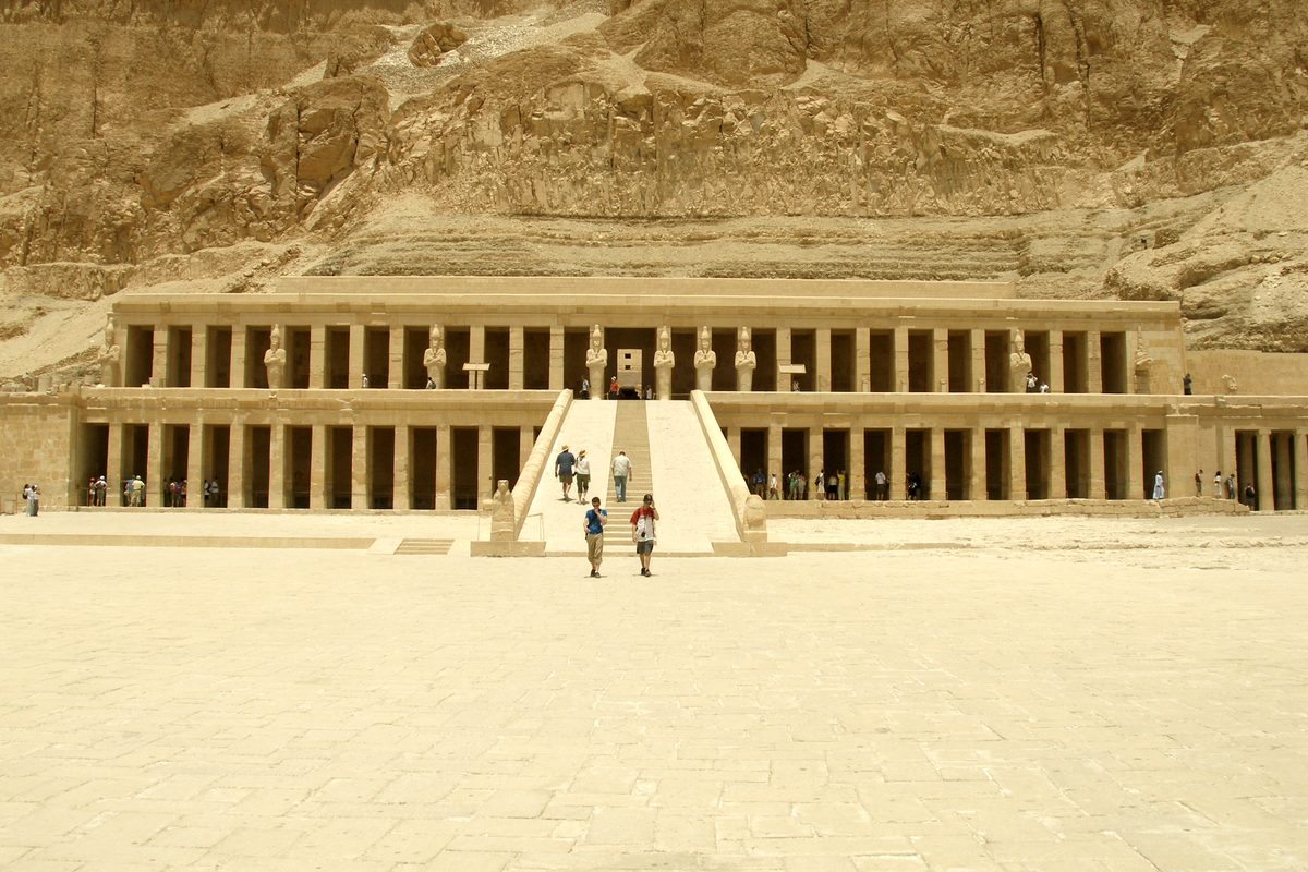 Routenstopp Luxor Westufer in Ägypten