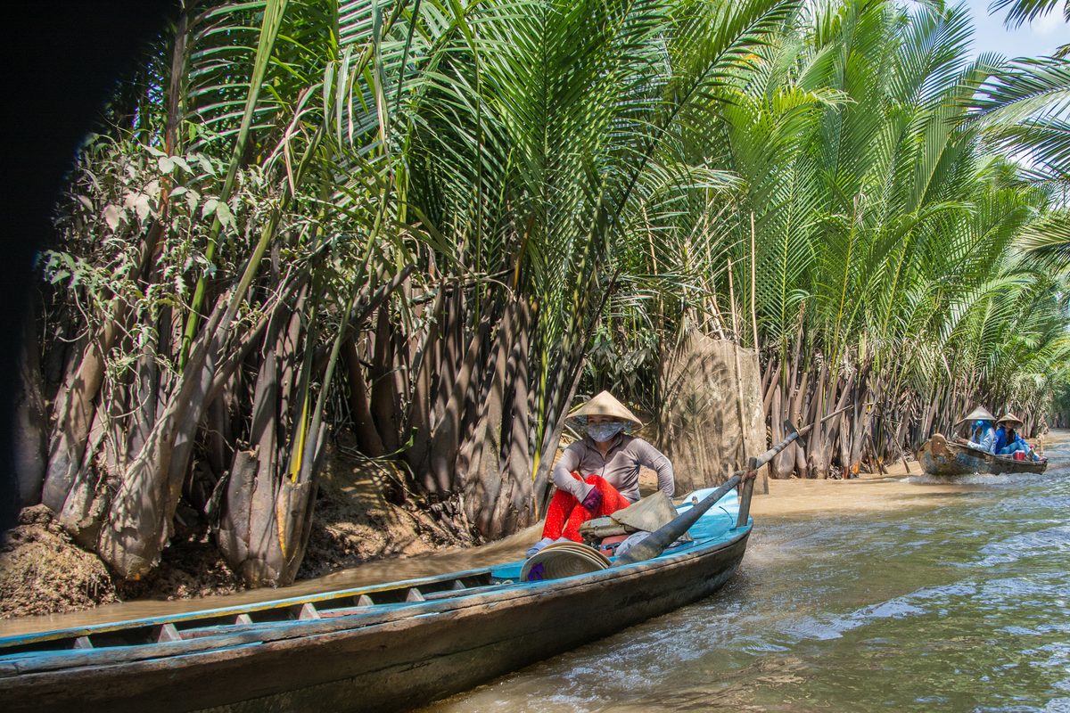 Routenstopp Mekong-Delta in Vietnam