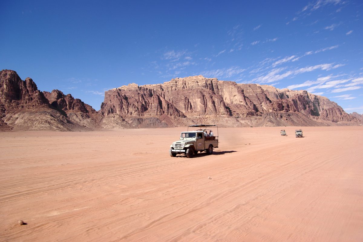 Routenstopp Wadi Rum in Jordanien