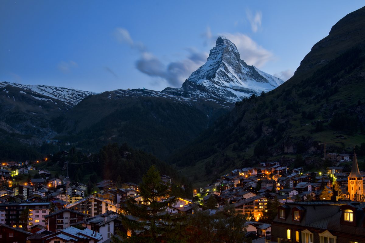 Routenstopp Zermatt in Schweiz