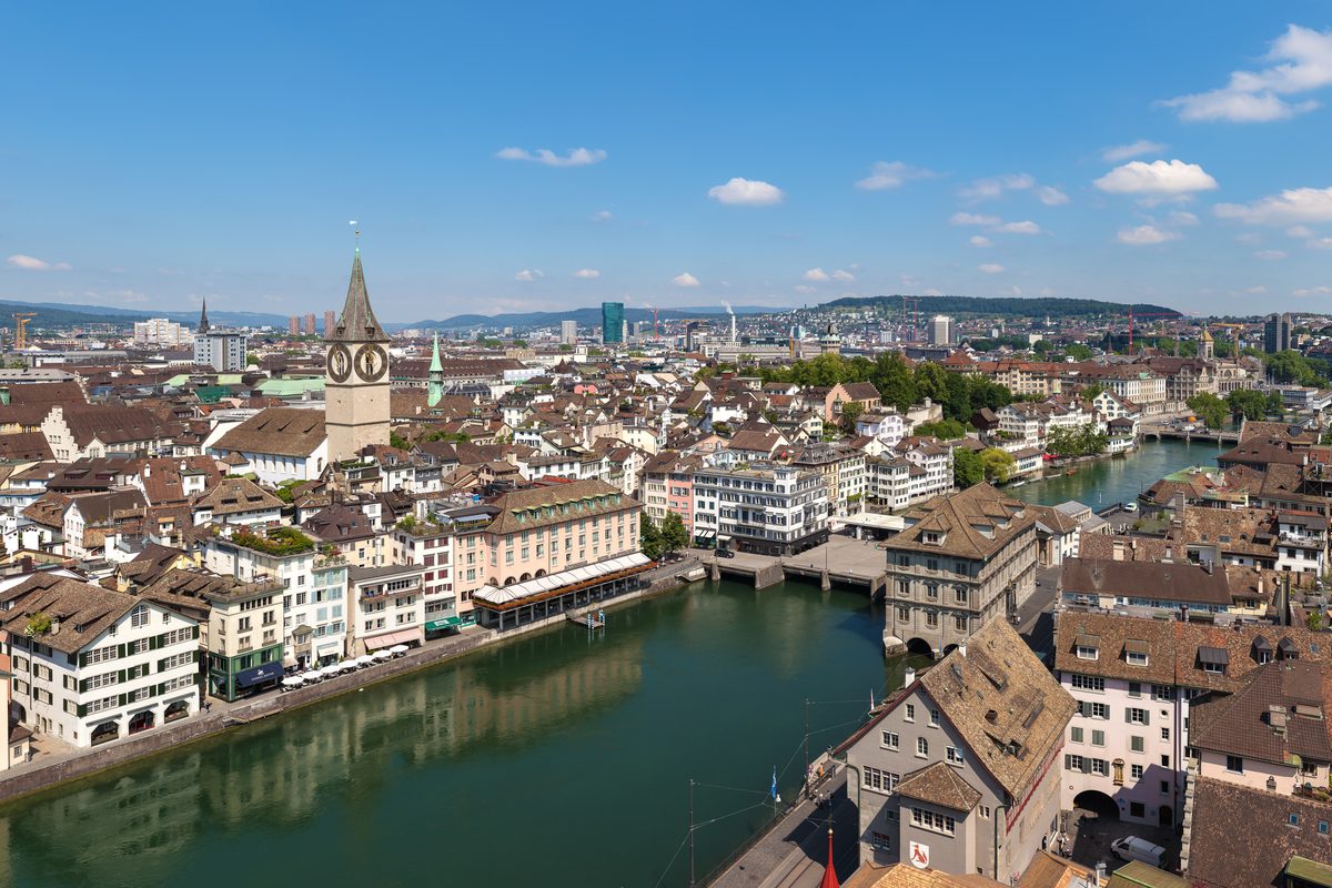Routenstopp Zürich in Schweiz